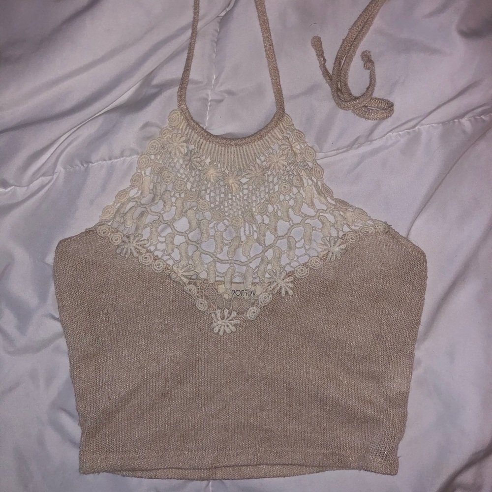 Faux Crochet Crop